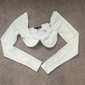 Forever 21 Long Sleeve Crop top